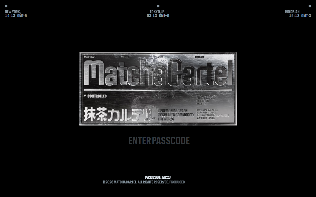 Matcha Cartel Luxury Brand Flagship