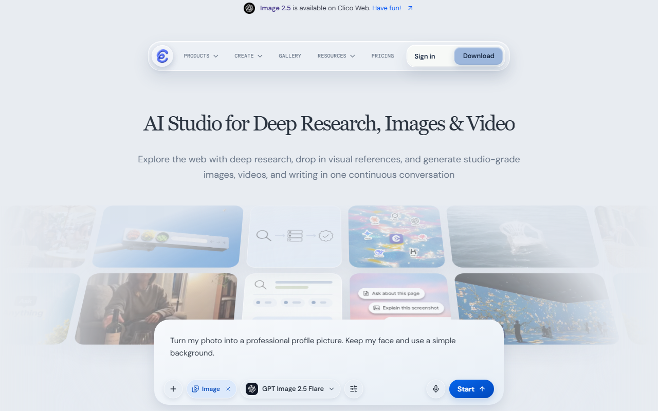 Clico SaaS Product Interface Experience