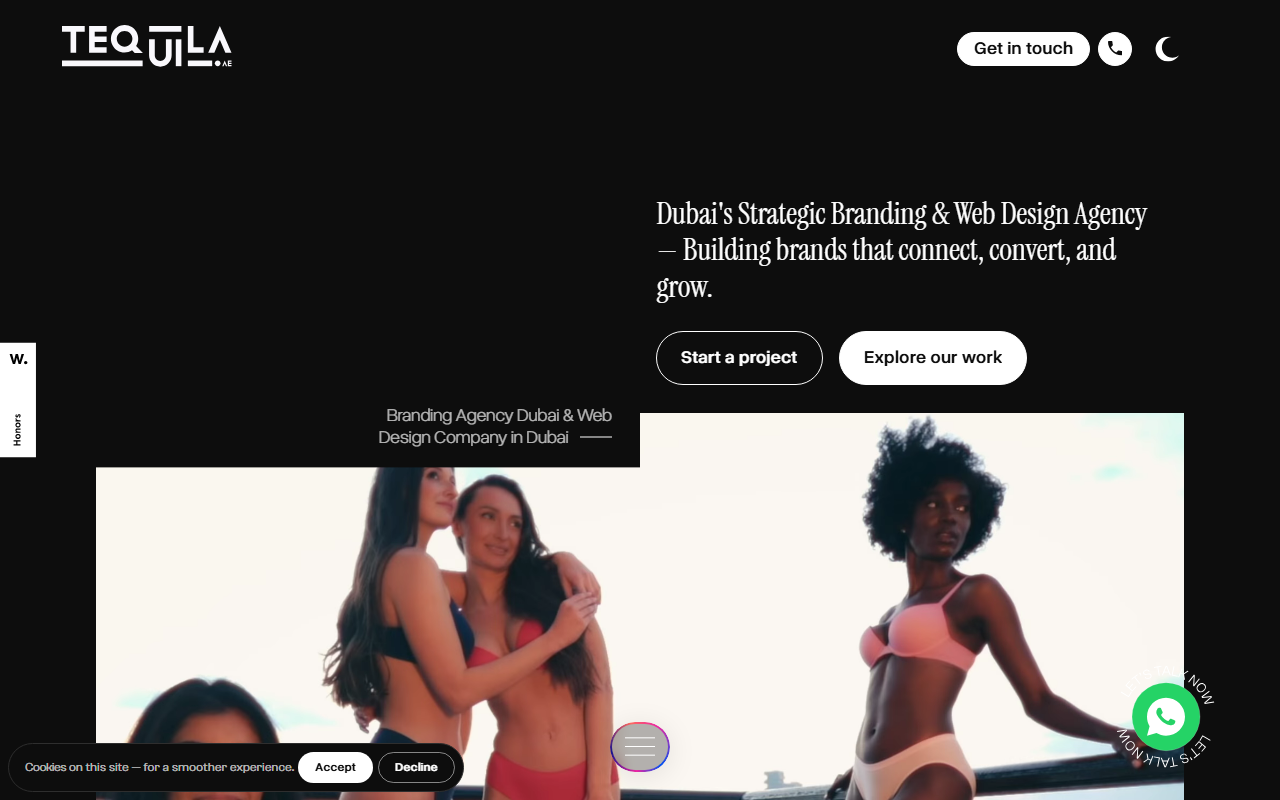 Tequila AE Luxury Brand Web Experience